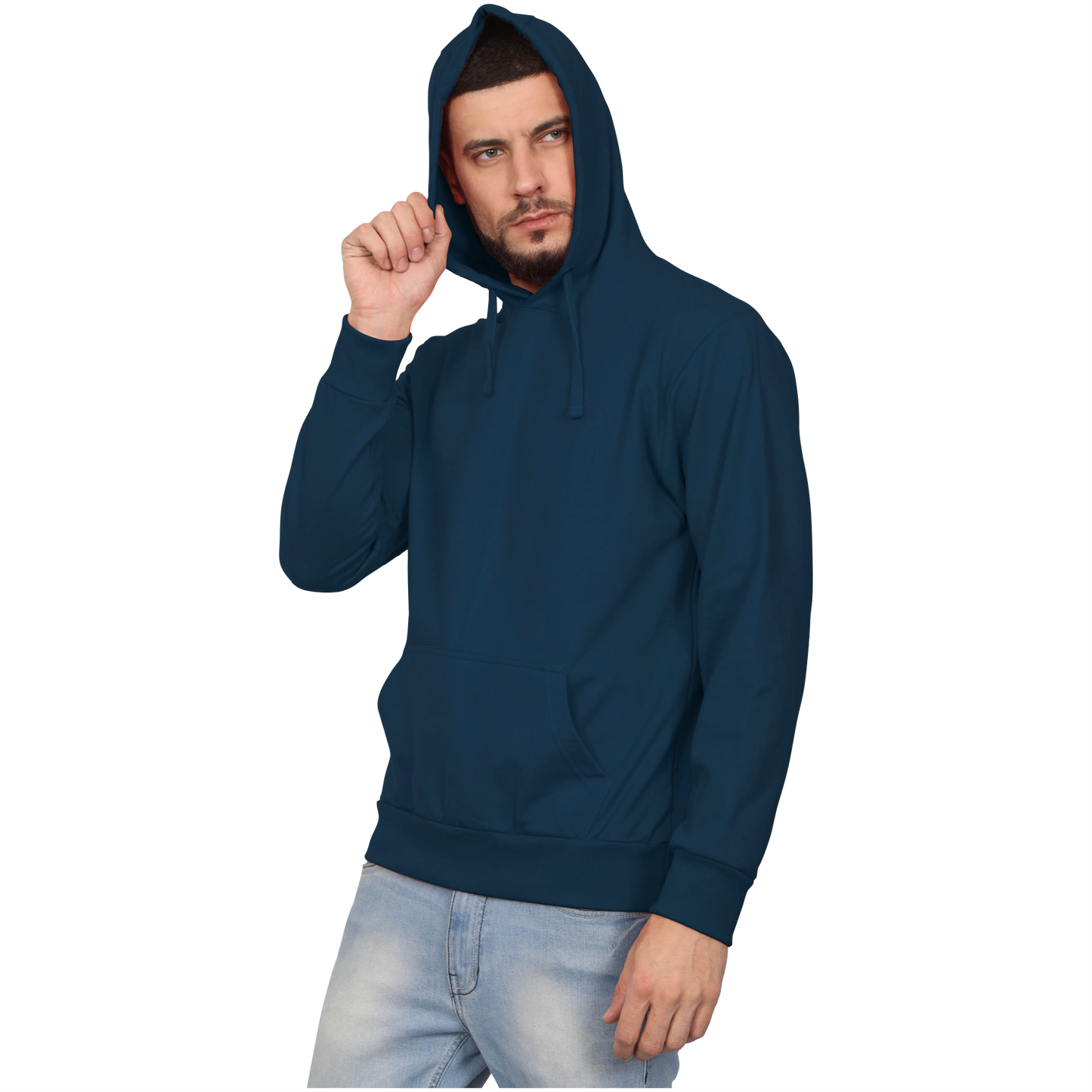 Poleron Hoddie Canguro y Capucha Talla Extra