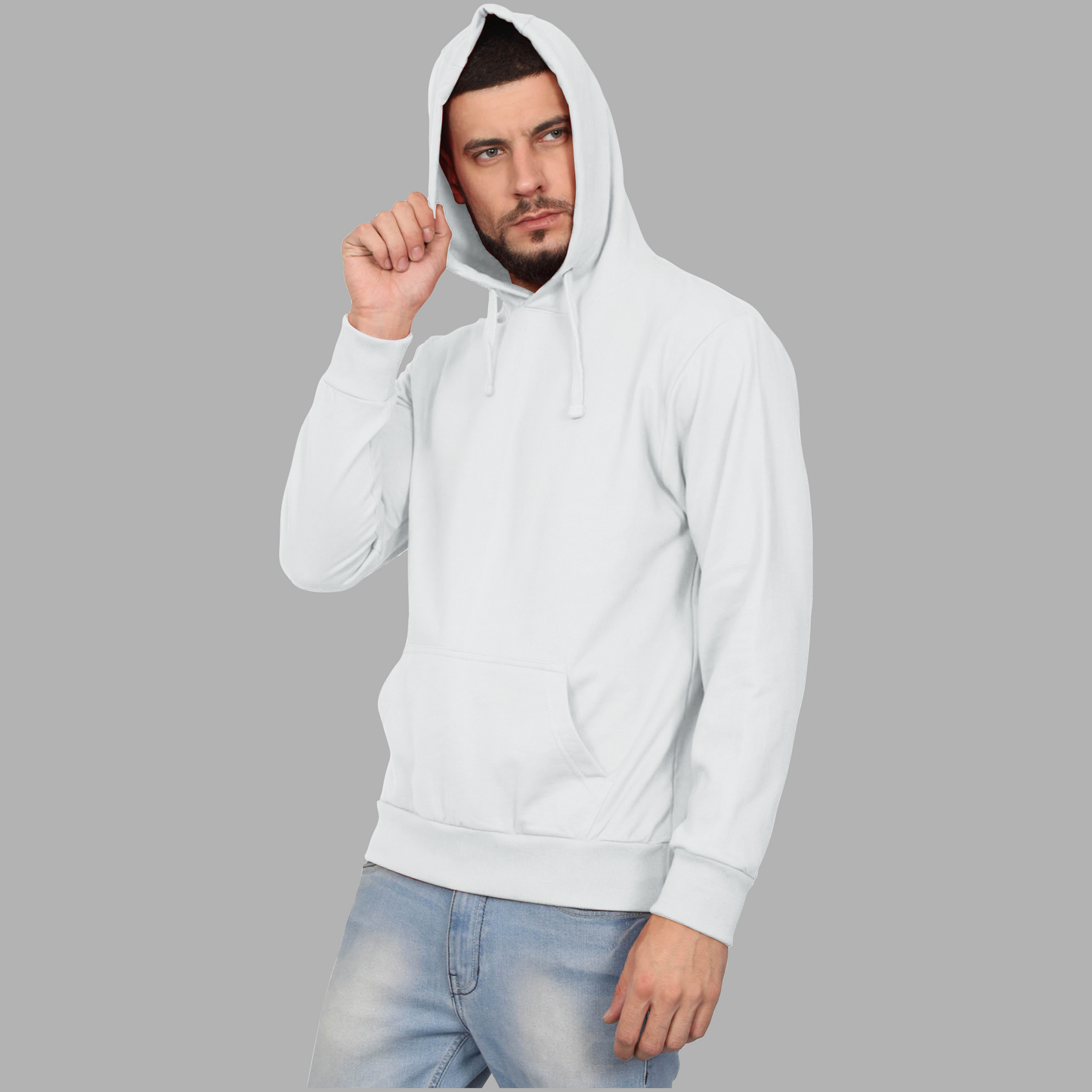 Poleron Hoddie Canguro y Capucha Talla Extra