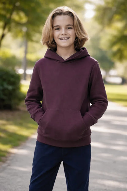 Poleron Infantil Algodón Canguro Capucha Para Estampar