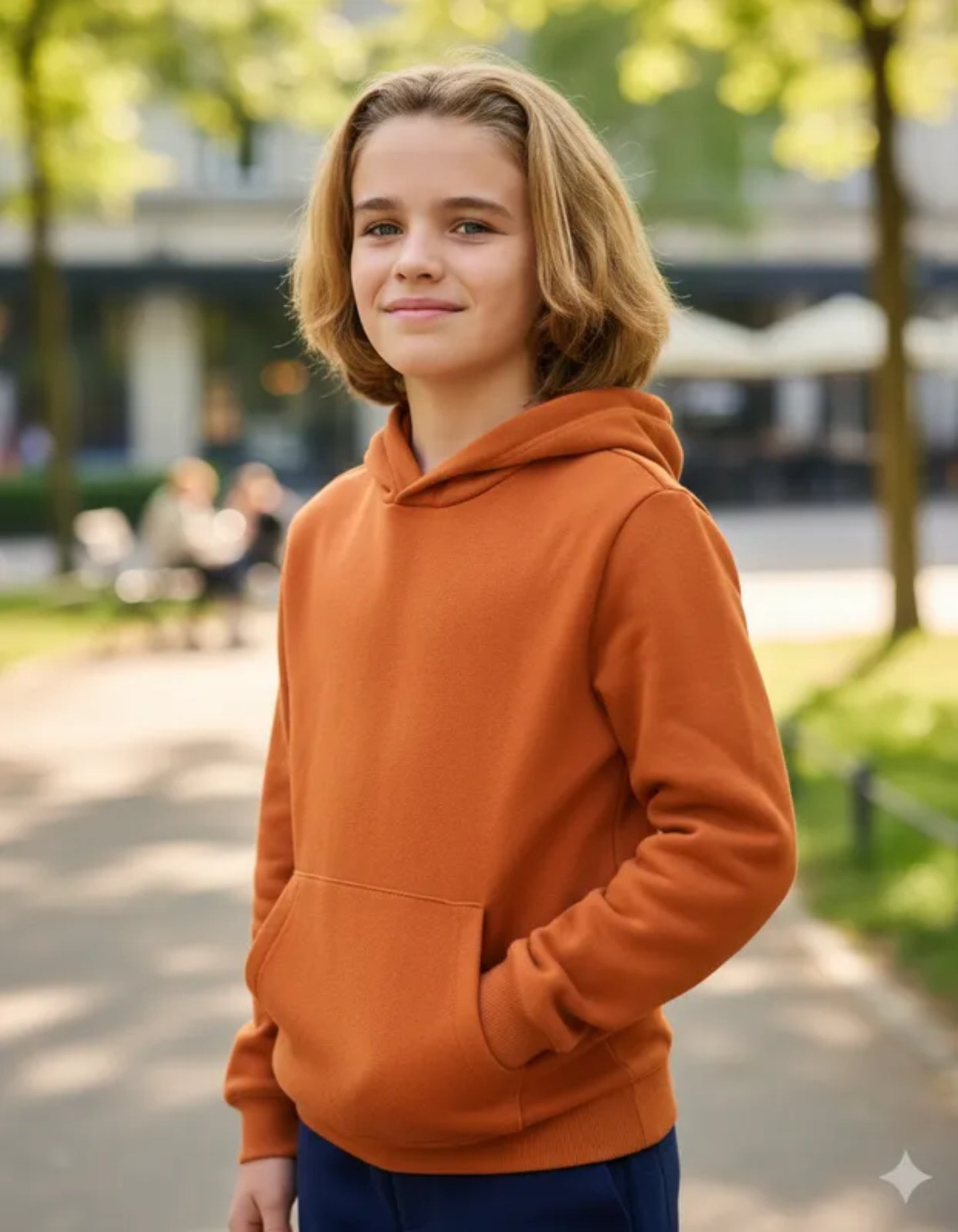Poleron Infantil Algodón Canguro Capucha Para Estampar