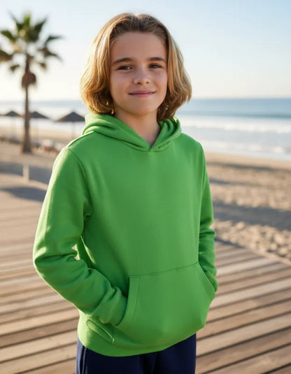 Poleron Infantil Algodón Canguro Capucha Para Estampar
