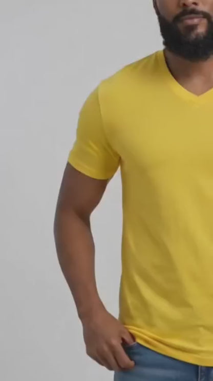 Polera Cuello V Unisex Para Estampar